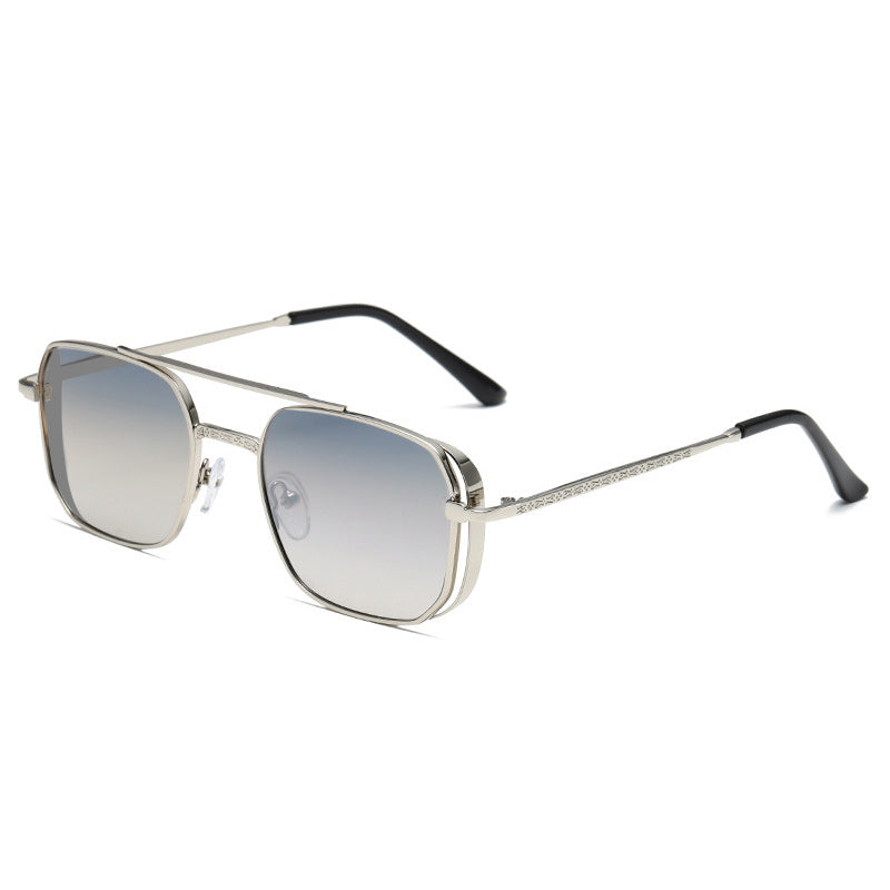 Men's Steampunk Metal Sunglasses UV Protection Eyeglasses