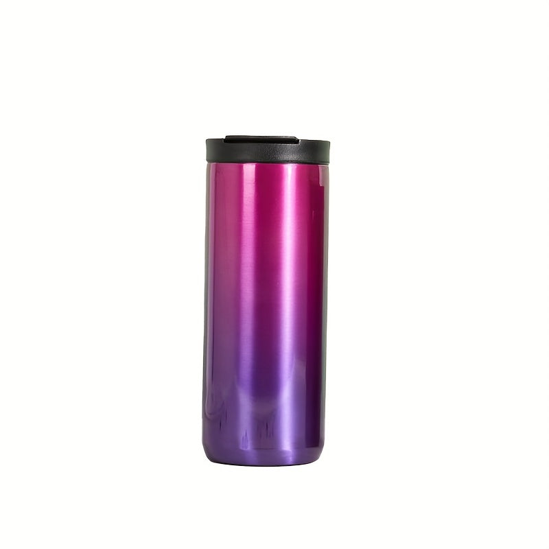 500ml Stainless Steel Coffee Cup Leakproof Vacuum Water Cup Outdoor Sports