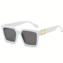 Large Square Sunglasses Mirror Lens UV400