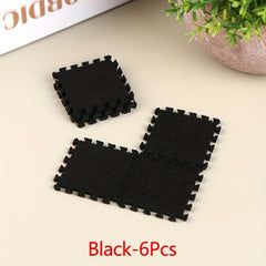 6pcs 1:12 Dollhouse Rug Carpet Multicolor Mat Model Furniture Decor Toy
