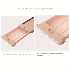 Desk Drawer Organizer Office Hidden Storage Box Student Stationery Supplies