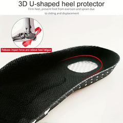 Silicone Shock Absorbing Insoles for Foot Pain Relief