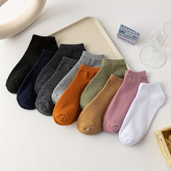 10 Pairs Soft Low Cut Ankle Socks Women's Stockings