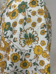 Women's Plus Floral Print Short Sleeve V Neck Summer Dress