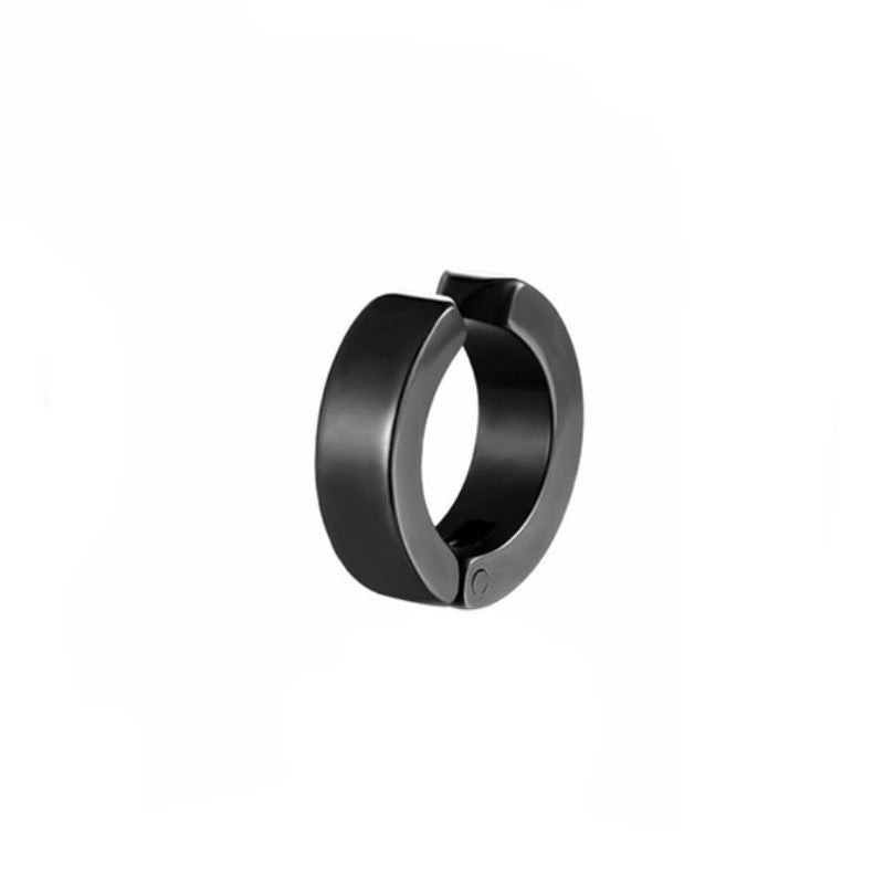 Men's Titanium Steel Ear Buckle Punk Studs