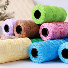 100g Crochet Yarn Braided Nylon Cord Rope DIY Jewelry Making Findings