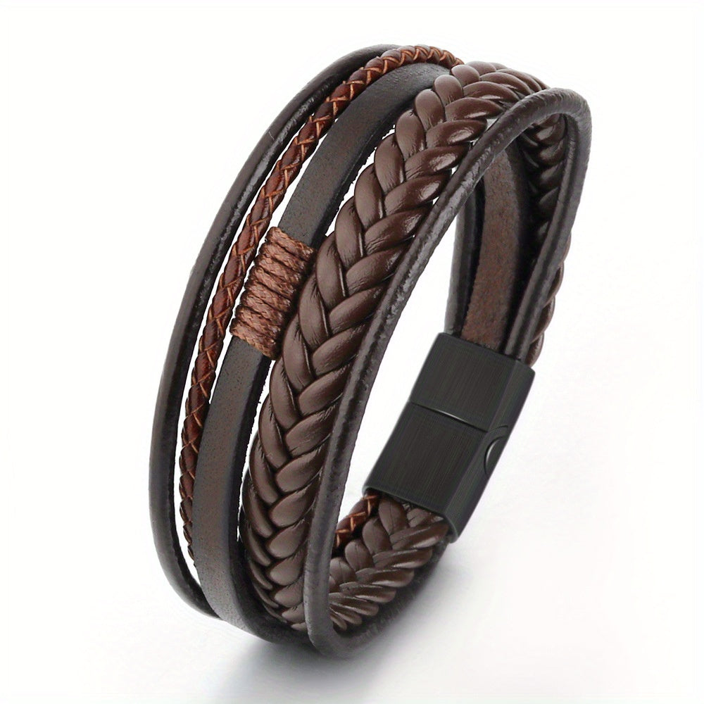 Hand woven Leather Bracelet Men's Ethnic Wind Bracelet