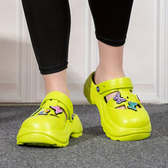 Women's Hollow Out Sandals Breathable Round Closed Toe Shoes
