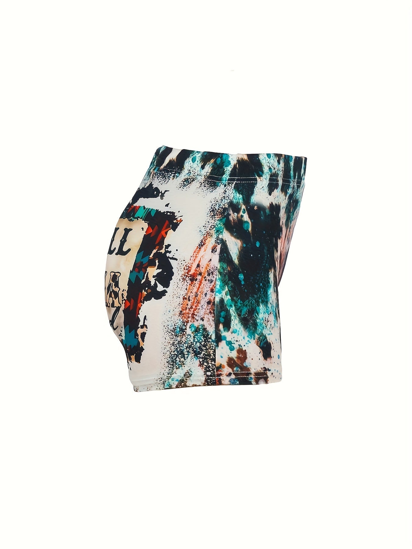  Sexy Leopard Print Distressed High Rise Skinny Shorts
