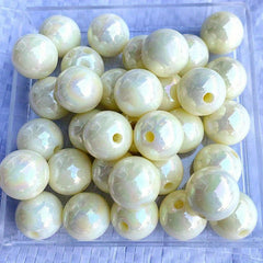 8mm Candy Acrylic Round Beads Pastel for Jewelry Making DIY Crafts