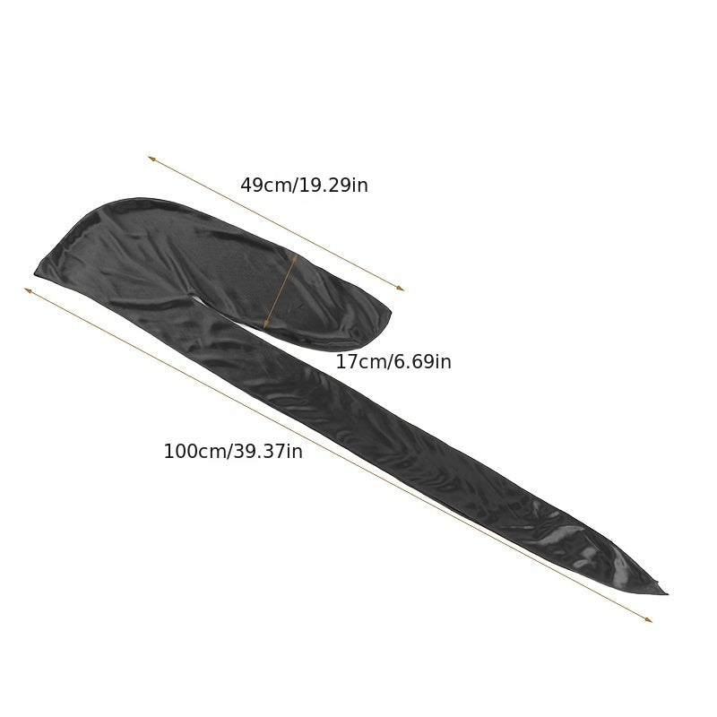 Wildly Men's and Women's Silk Long Tail Turban Hat Headband