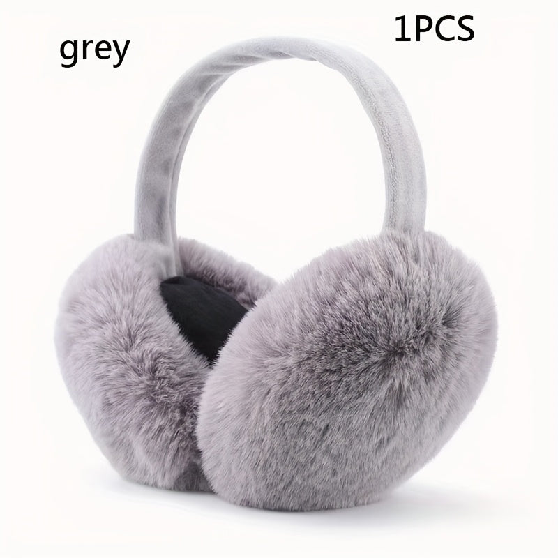 Adjustable Winter Ear Muffs Windproof Plush Ear Covers