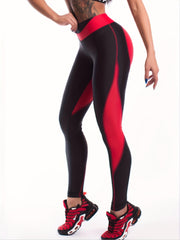 Women's Yoga Leggings High Stretch Patchwork Fitness Workout Tights