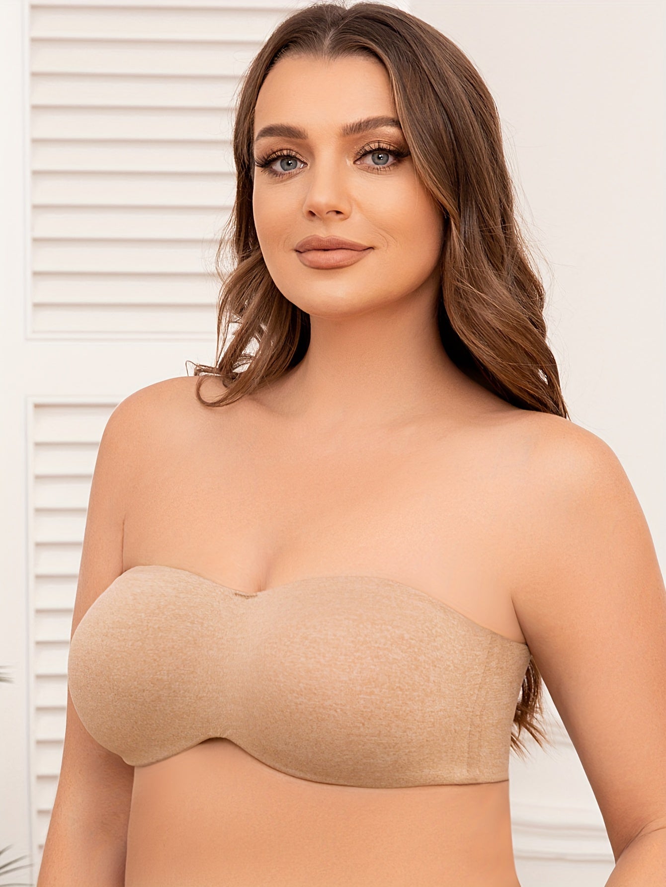  Strapless Underwire Minimizer Bandeau Bra