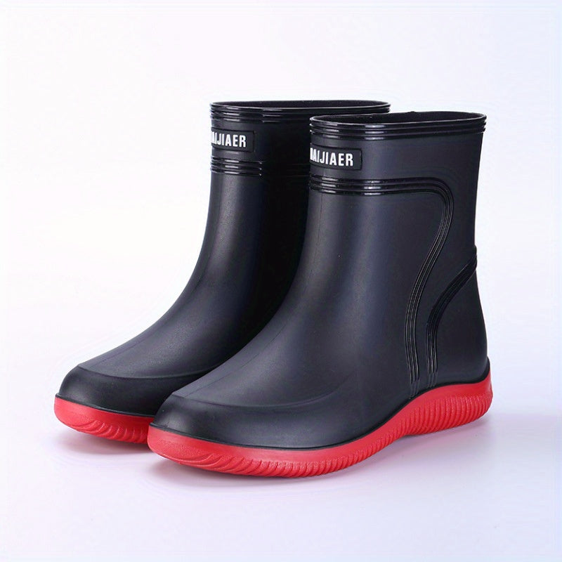 Men's Waterproof High Top Fishing Rain Boots