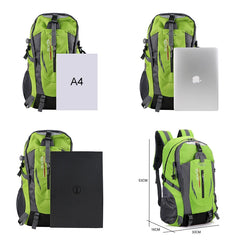 40L Waterproof Outdoor Backpack Nylon Sports Travel Hiking Rucksack