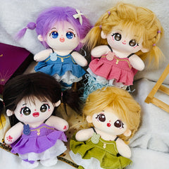 Doll Clothes for Plush Doll - Colourful Skirt and Shoes