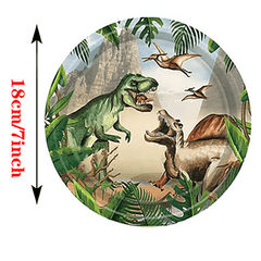Dinosaur Birthday Party Supplies - Plates, Napkins, Forks