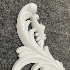 French Corner Flower Ceiling Decoration: PU Line Frame Combination Decor