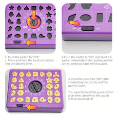 Winning Fingers Shape Toy Puzzle Game Pop Up Board Game