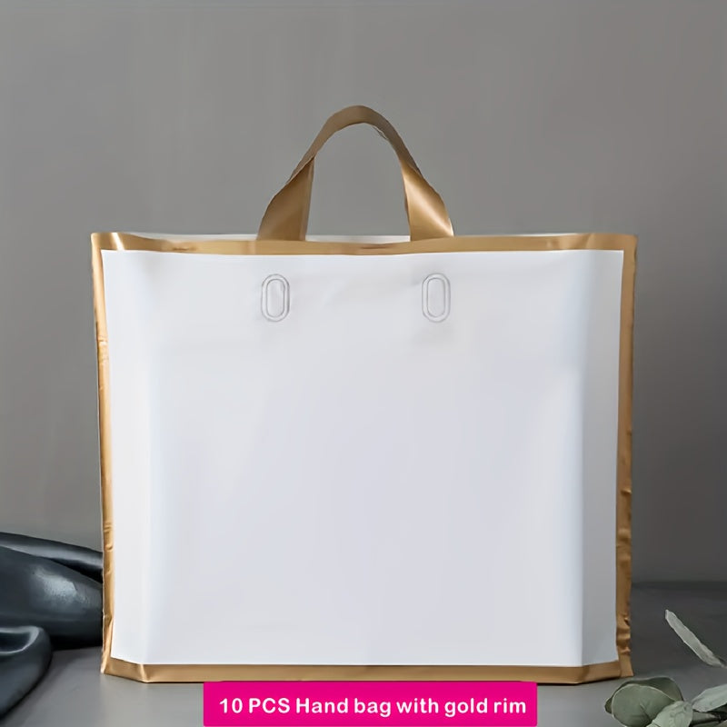 Golden Rim Handbag Gift Bag Shopping Bag Multifunctional Clothing Cosmetic