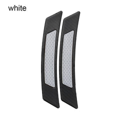 2pcs Carbon Fiber Car Wheel Eyebrows Edge Protection Strip