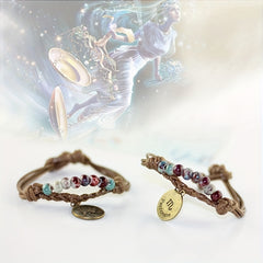 12 Constellation Retro Bracelet for Men
