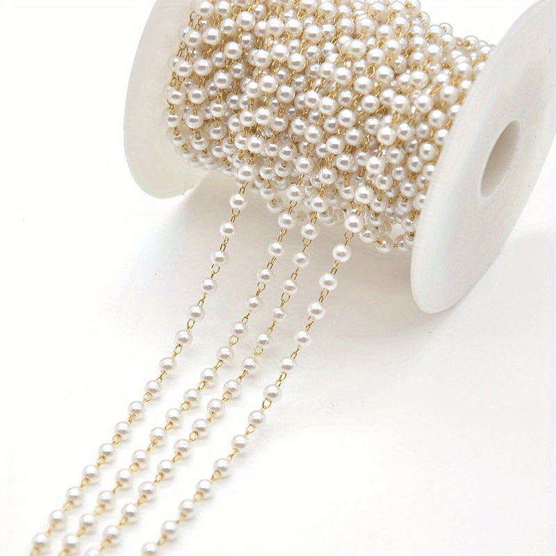 Pearl Copper Plated Chain DIY Accessories Jewelry Material Pack