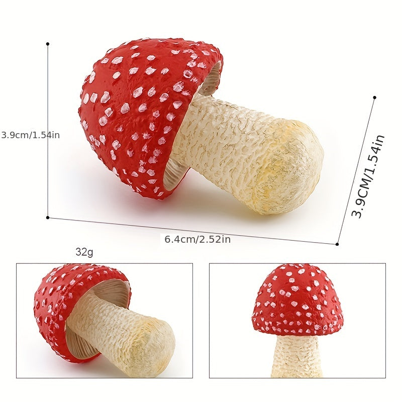 Plant Fungus Model Toys Poisonous Rope Umbrella Gooseberry Mushrooms