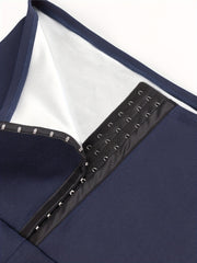  Solid High Rise Abdomen Control Leggings