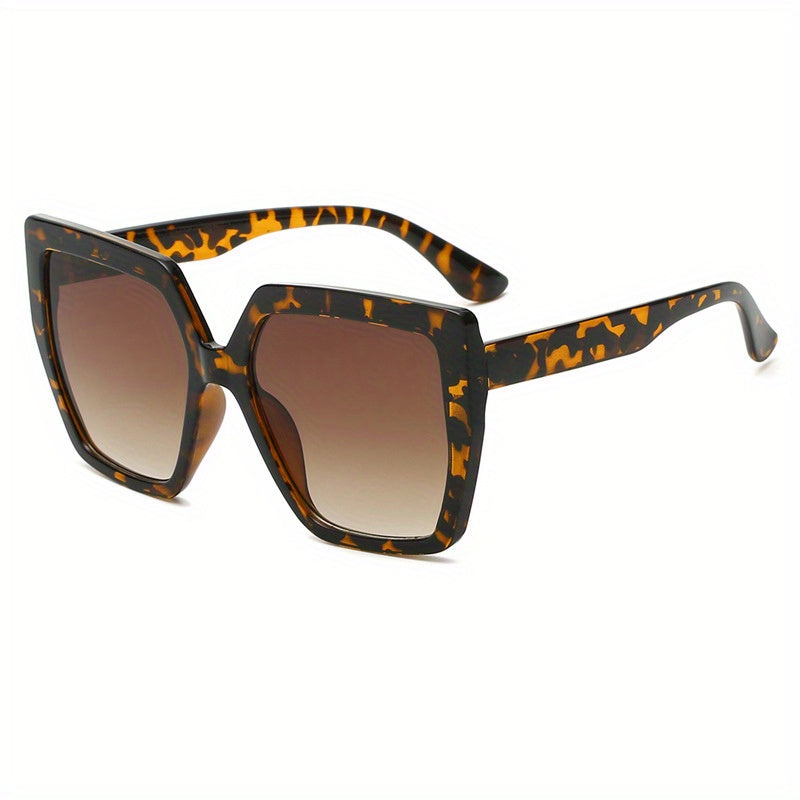 Oversized Square Sunglasses Gradient UV400