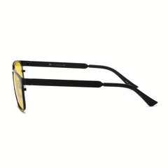 OUWEN Retro Aviator Sunglasses Polarized Night Vision Mens VF2204