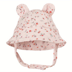 Baby Breathable Bear Sunshade Hat for Summer