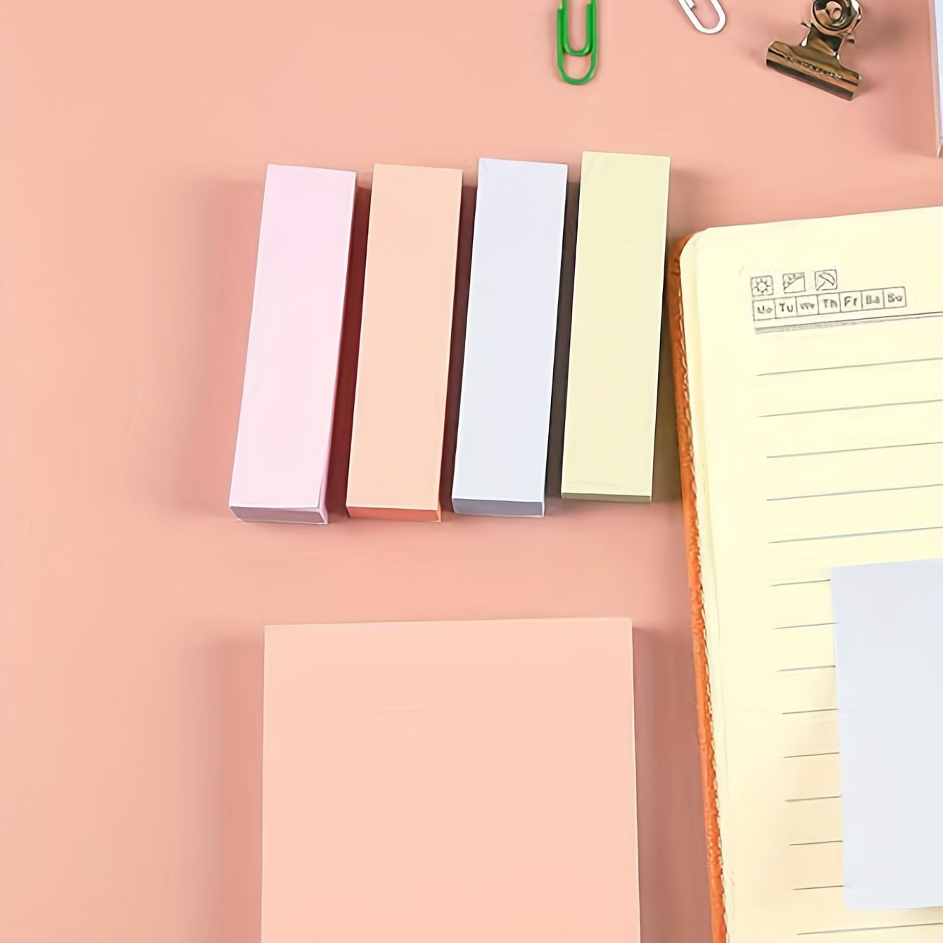 Colorful Sticky Notes Index Tabs Office Memo Pads Students Professionals