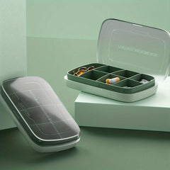 Large Capacity Medicine Box with Frosted Cover - Travel and Camping