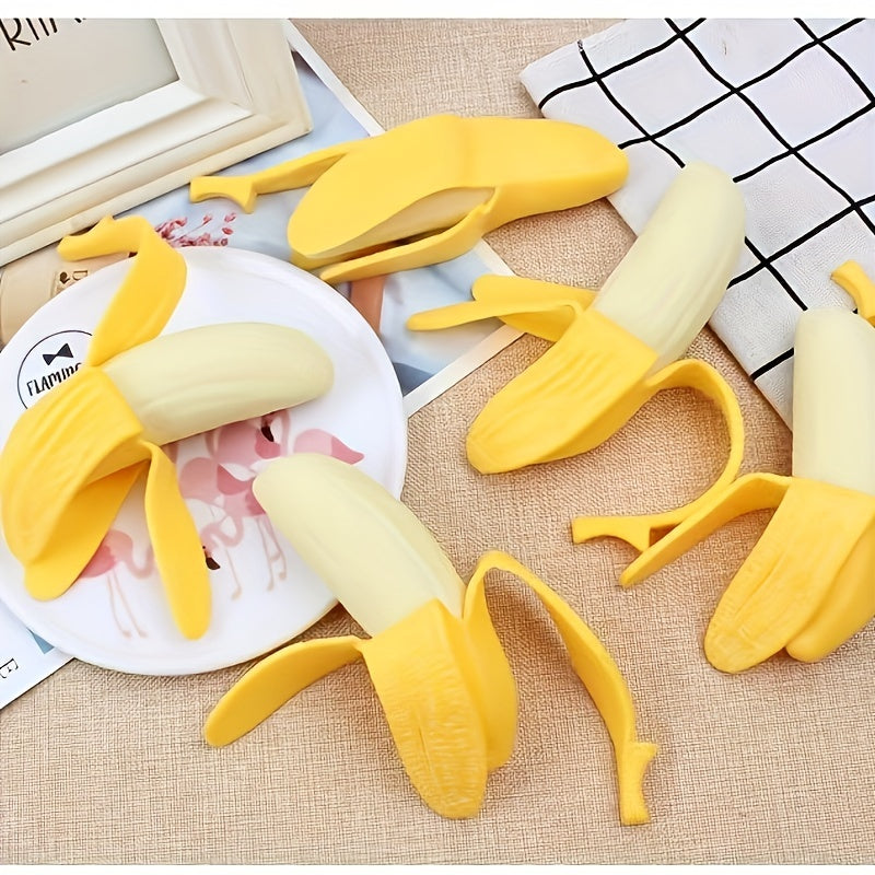 Banana Pinch Toy Venting Banana Toy Prank Decompression Table Toys