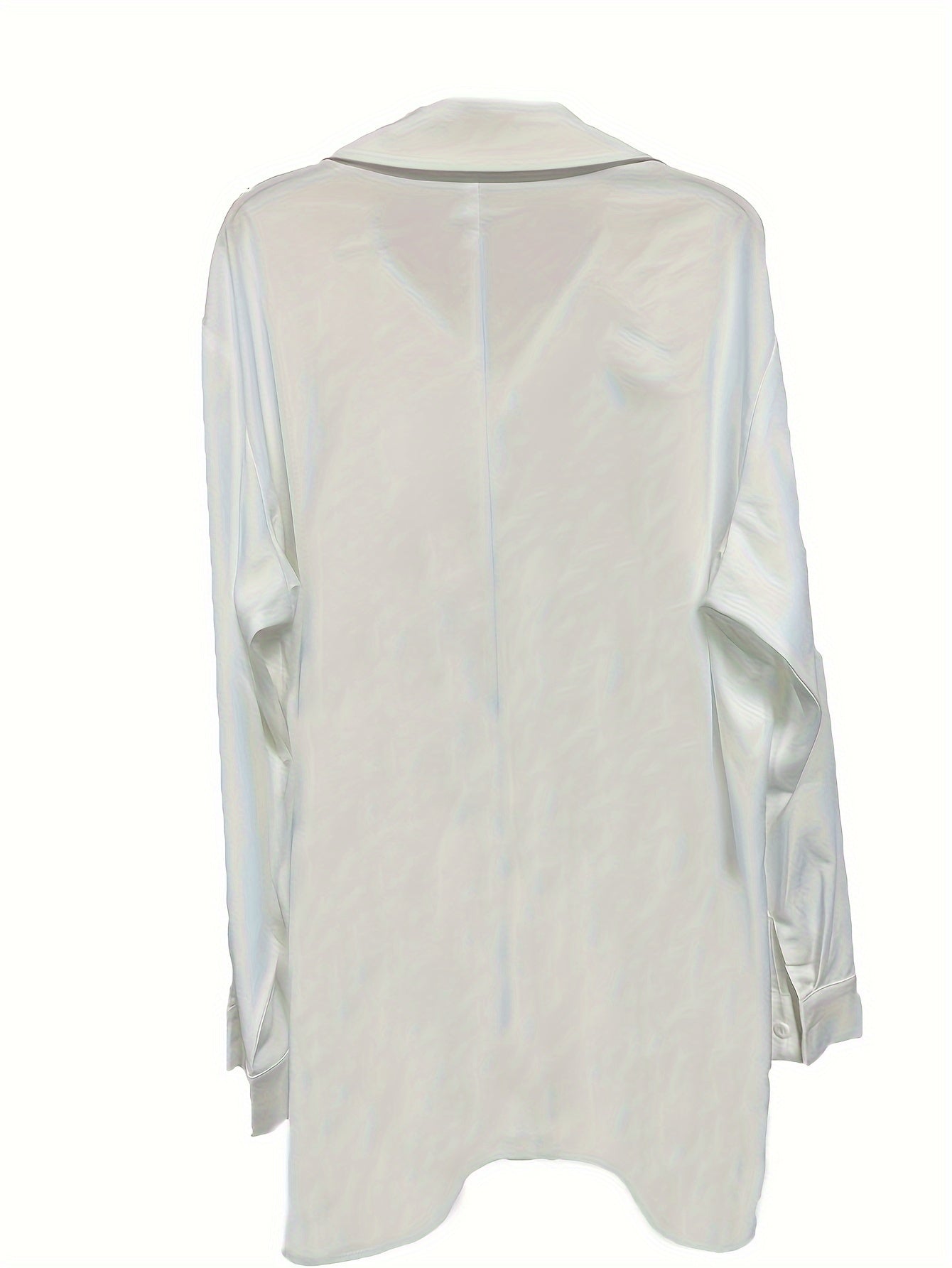  Dandelion Print Long Sleeve Button Up Collar Shirt
