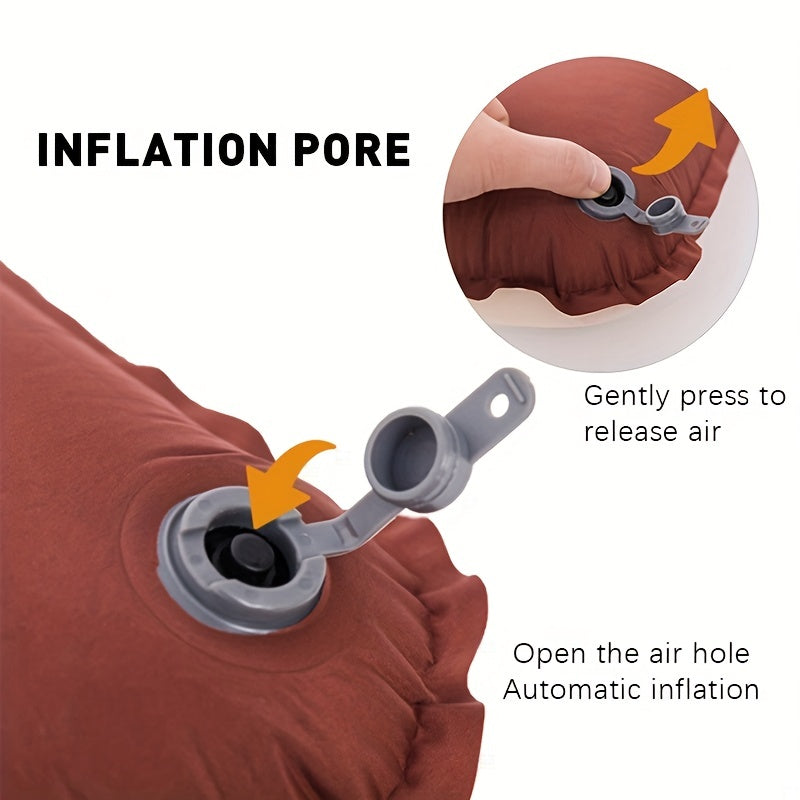 Inflatable Pillow for Travel Home Camping Easy Inflation Foldable Portable