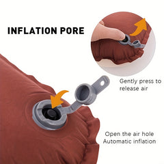 Inflatable Pillow for Travel Home Camping Easy Inflation Foldable Portable