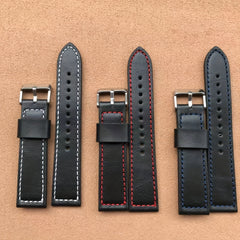 Soft Hand Stitch Straight Hair Smart Watch Strap