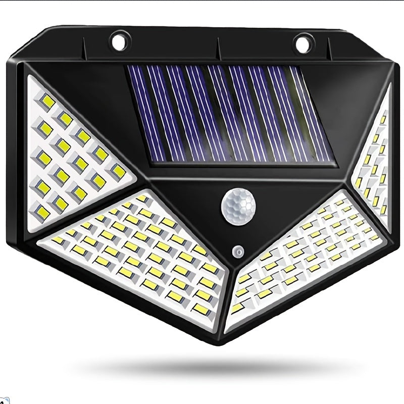 LED Solar Charging Wall Light Motion Sensor Outdoor Garden Light