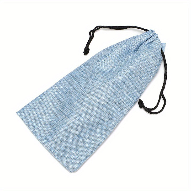 Glasses Bag Drawstring Sunglasses Storage Case Travel Accessory