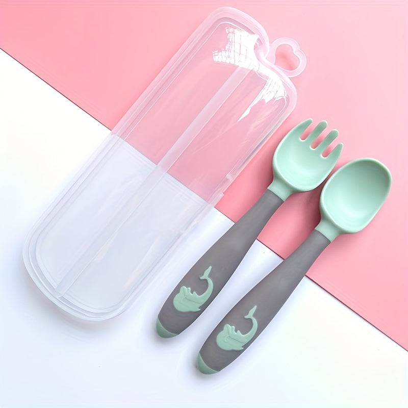 Baby Cutlery Set Learning To Eat Training Food Supplement