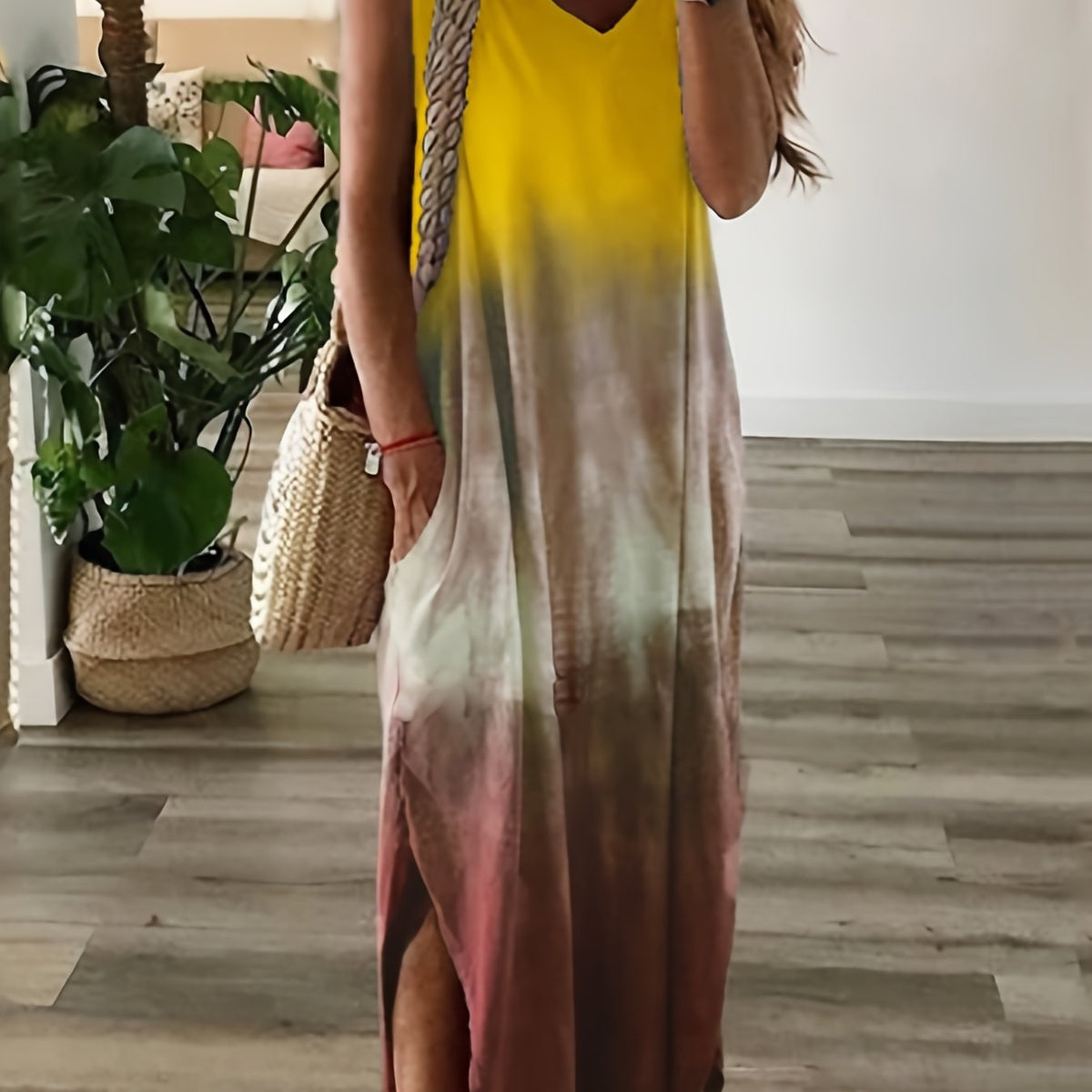 Sleeveless Casual Tank Dress for Spring & Summer