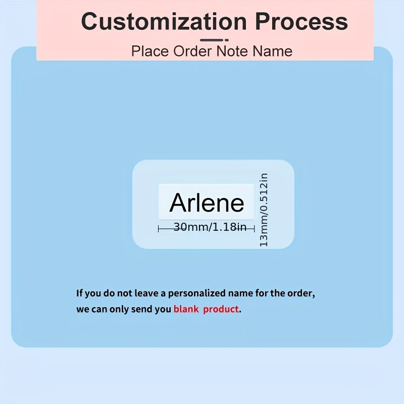90pcs Personalized Name Sticker Waterproof Office School Stationery Label