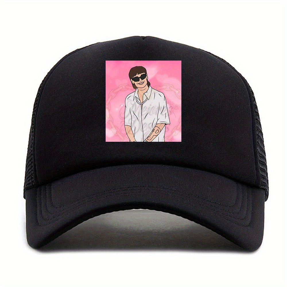Men's Hip Hop Baseball Cap Sunscreen Mesh Trucker Hat