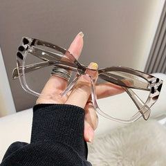 Jelly Tortoiseshell Cat Eye Anti-Eyestrain Glasses