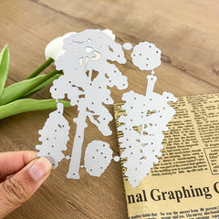 1pc Pine Trees Pattern Metal Cutting Dies Stencils For DIY Scrapbooking