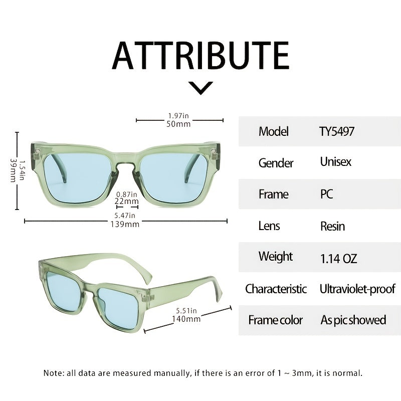Vintage Glasses Unisex Frame Sunglasses for Women