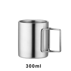 Portable Stainless Steel Water Cup - 200ml/300ml/400ml